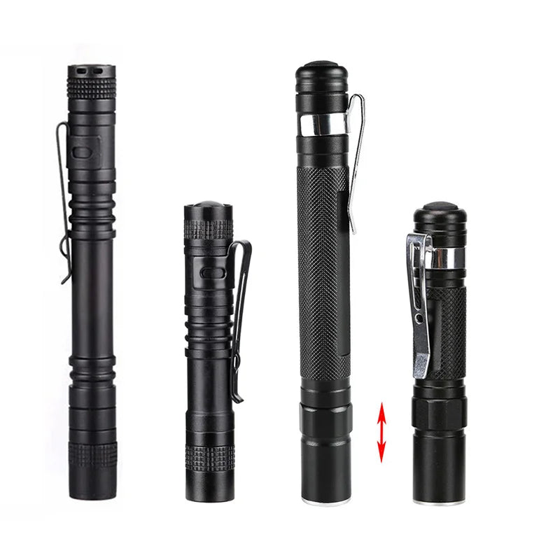 Portable Mini Pocket  High Quality 10000 Lumens Custom Easy Carry Pen Torch Light Medical Led Flashlight with Clip
