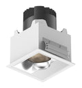 Commercial LED Lighting for Hotel Downlight Modern Black White Anti-Glare Aluminum Square Round 12W Ceiling Spot Light