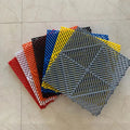 Plastic Interlocking Garage Floor Tiles for Car Care Shop High Strength New Style 1.8cm Thickness