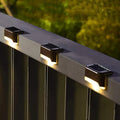 Solar Deck Lights 1-6 PacK Outdoor Step Lights Waterproof Led Solar Lamp for Stairs Railing Step Fence Yard Patio and Pathway