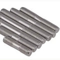 Din938 Din939 Stainless Steel 304 316 Double Head Thread Rod Double End Screw Stud Bolt Manufacturer