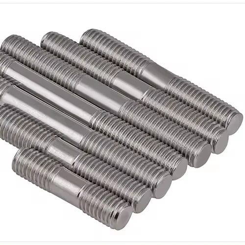 Din938 Din939 Stainless Steel 304 316 Double Head Thread Rod Double End Screw Stud Bolt Manufacturer