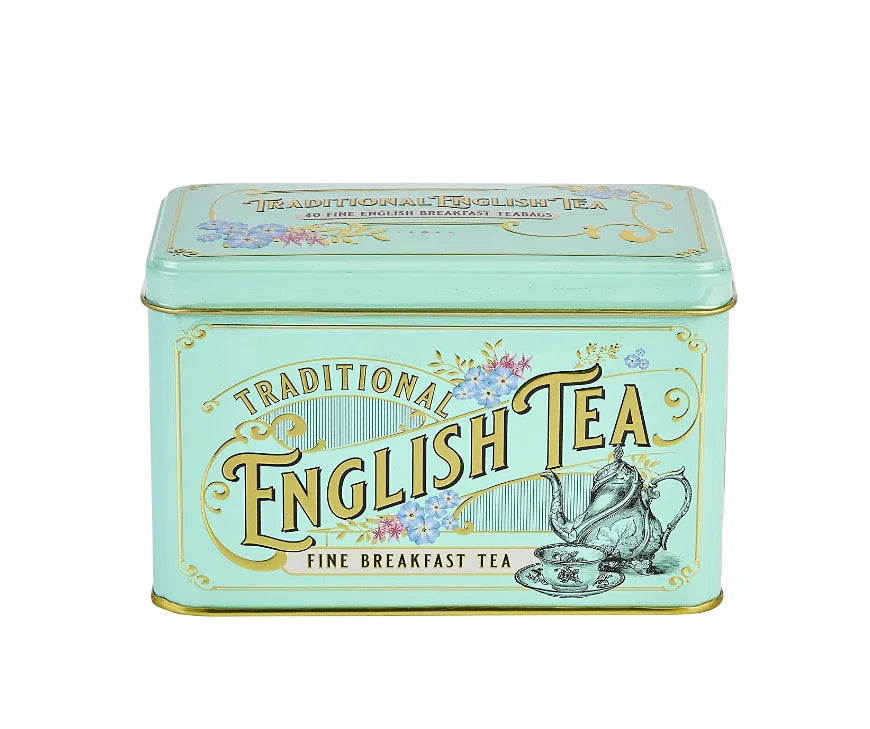 Rectangle Shaped Metal Chinese Tea Tin Box Coffee Storage Tea Leaves Packaging Tin Container Can for Loose Tea Storage MegaBDM