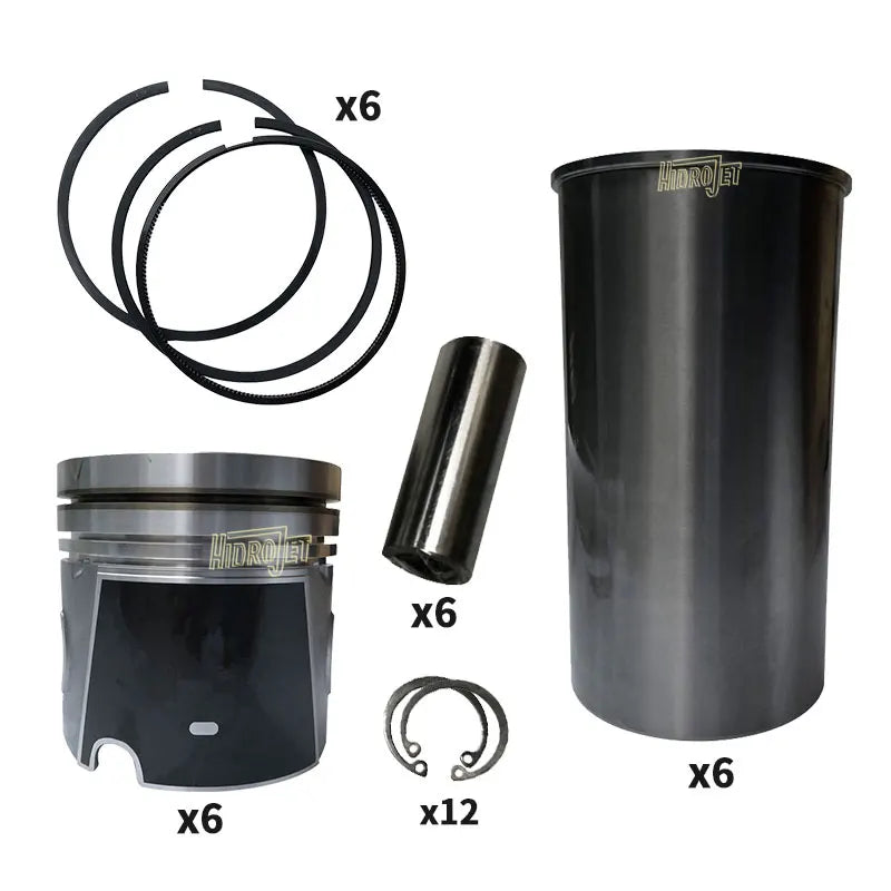 New Packaging 612600900079A Cylinder Liner and Piston Kits for Weichai WD615 Excavator Parts
