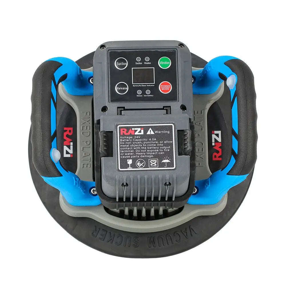 Raizi FatBoy Tile Suction Cup Super Adsorption for Handheld Vibrator Tile Tiling Machine with 2 Battery