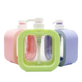 New Transpa 300ml 500ml Hand Bottle Hdpe Body Wash Bottle Portable Easy to Carry Foam Pump Bottle for Beauty and Personal Care