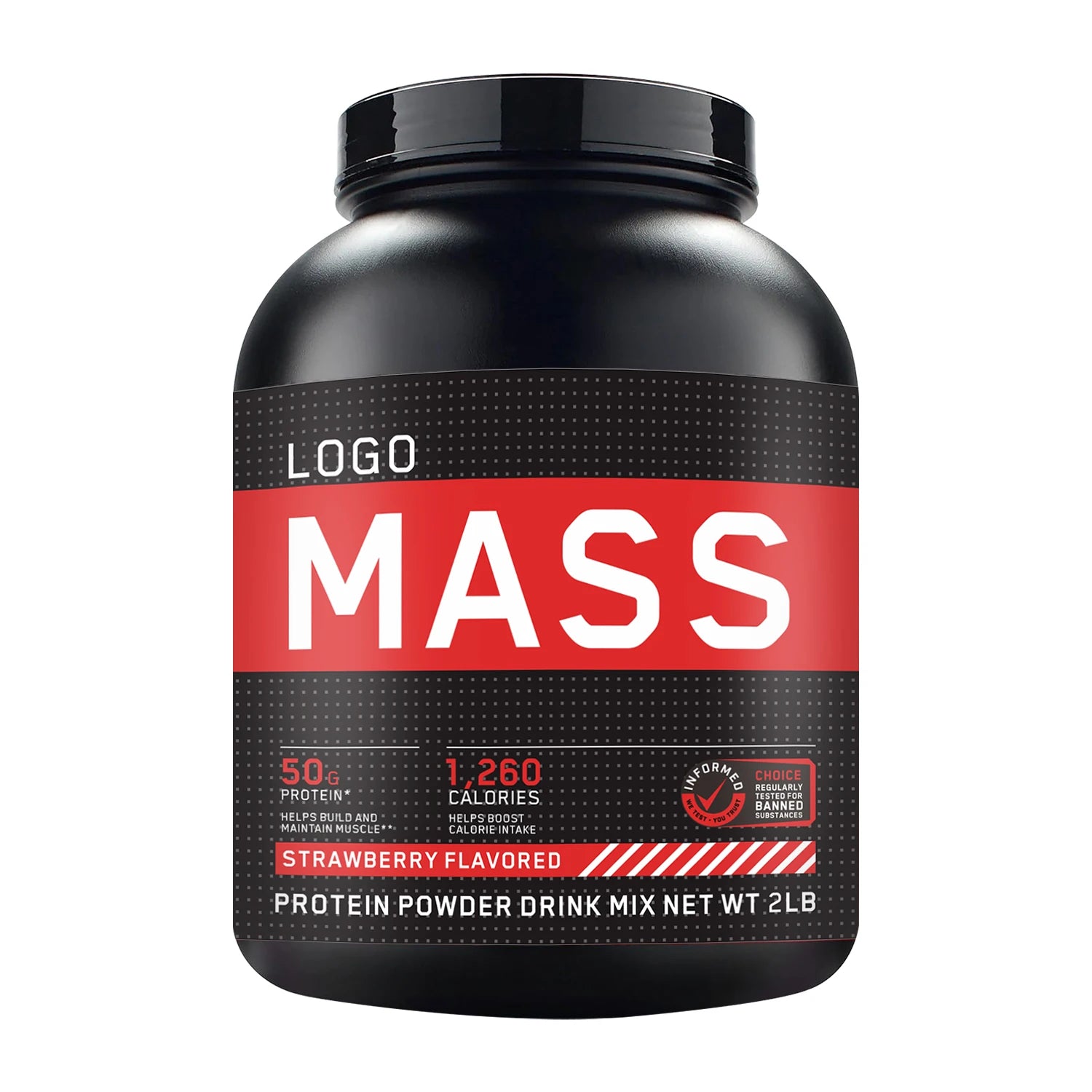 Vitahealthy Oem Customized Strawberry Serious Mass Weight Gainer Protein Powder Formula Flavor Protein Sports Supplements Powder