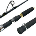 YJTY06 Heavy Saltwater Fishing Rod for Salmon Sea Bass Marlin Snapper Perch Mackerel for Freshwater and Boat Fishing fishing trolling rod