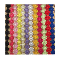 25mm Cheap Diy Garment Accessories Embroidery Fabric Assort Colors Polyester Filament Yarn Water Soluble Sunflower Trim Lace