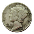 Custom Wholesale US Reproduction 1916D Mercury Dime Made in 90% Silver 10 Cents Duplicated Decorative Coins