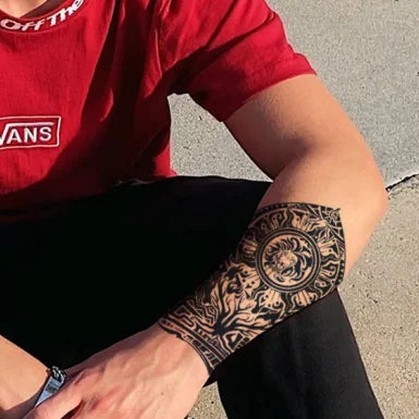 SHxIN Select Custom Semi-permanent Tattoo Sticker Temporary Tatu Henna Tattoo Sticker Fake Tattoo Sticker for Men Body Art