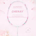 ALP New Cherry Carbon Fiber Pink&Purple Goddess Model for Girl Badminton Racket T800 Strings Grips Installed Racquets