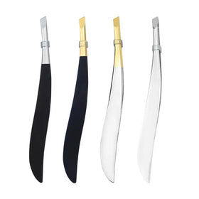 Professional 1PC Women's Beauty Makeup Tools Stainless Steel Eyebrow Eyelash Tweezers With Straight Tip Available in 4 Colors