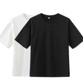 Boxy ET-004 Streetwear Tee Fit T Shirt Blank the Thickest Fabric Style Black 100% Cotton Unisex Men Jersey T-shirt