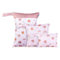 Waterproof Reusable Nappy Diaper Bag Polyester Wet Bag for Sanitary Pads Storage Multifunctional Printing Design