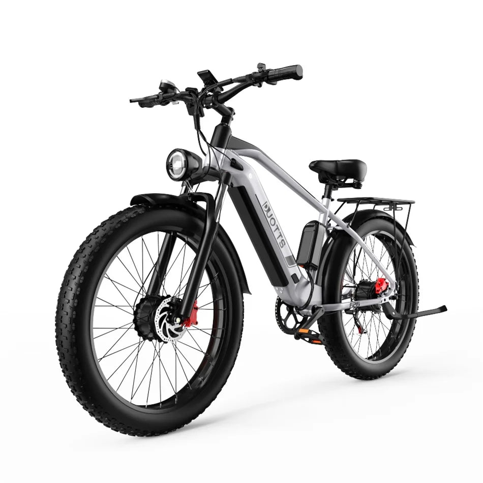 Dropshipping European Warehouse Duotts F26 17.5Ah 48V 26 Inch Electric Bike Fatbike 750w*2 Dual Motor Electric Bicycle E-bike