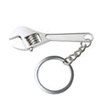 Adjustable Monkey Wrench Keychain Mini Spanner Keyring for Mechanic Gifts