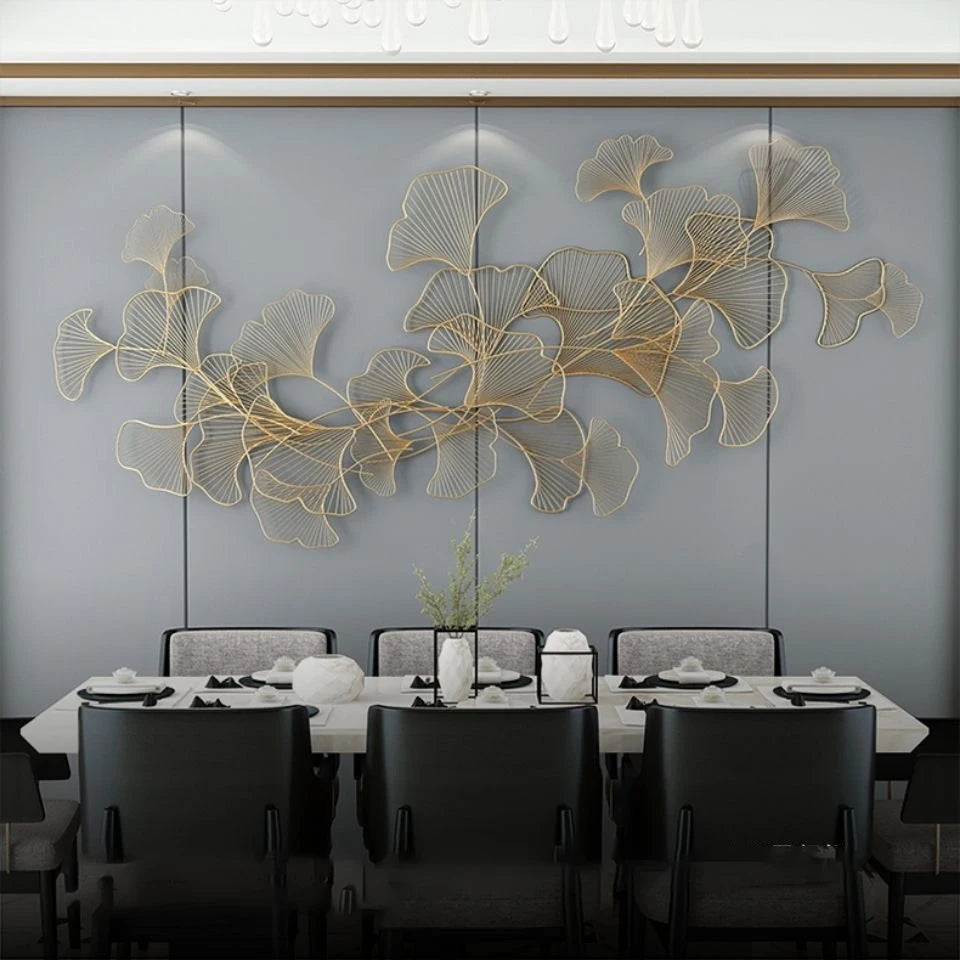 127*55cm Nordic Large Wall Decor Bedroom Living Room Hanging Metal Modern Luxury Art Decorative Home Wall Decor for Home