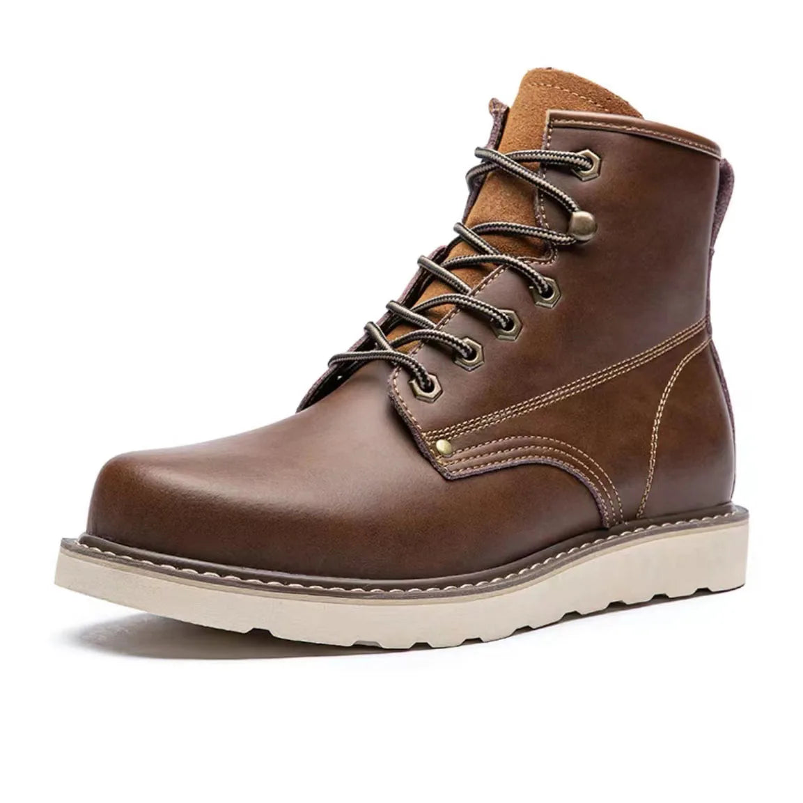 Construction Shoes Work Safety Boots  Steel  Toe Custom Men Leather Unisex OEM /ODM Customized Anti slip