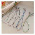 Vintage Ethnic Style Bohemian Summer Fashion Jewelry Rainbow Color African Women Seed Beads Necklace