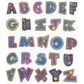 Amazon Hot Sale Fashion Style Embroidered 26 Letter Iron on Patches for Clothing