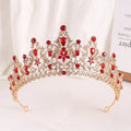Crystal Queen Tiara Crown Wedding Bridal Pageant Diadem for Bride Tiaras and Crowns Headpiece Women Hair Jewelry Accessories