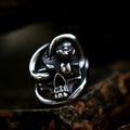 Ss8-767r Steel Soldier Stainless Biker Punk Skull Ring Steel Fashion Jewelry Mens Fashion Ring Skull Men's Ring Gift
