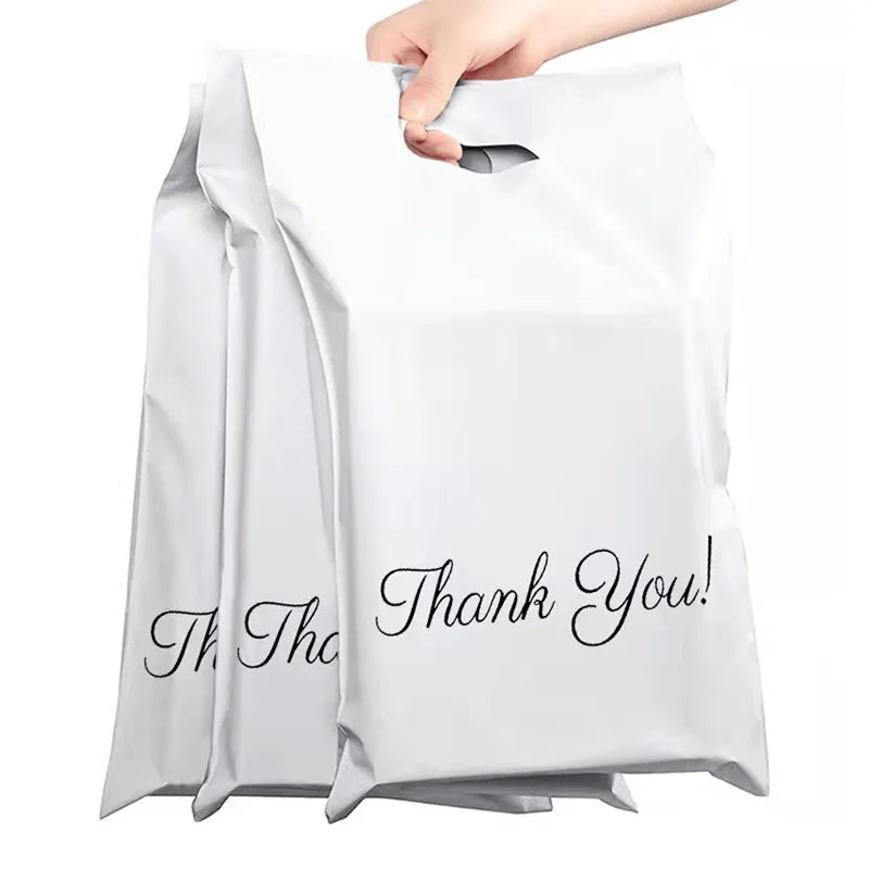 ZGCX Wholesale Handle Poli Mail Plastic Package Poly Mailer Shipping Mailers Packaging Mailing Bags Polymailer Bag for Clothing