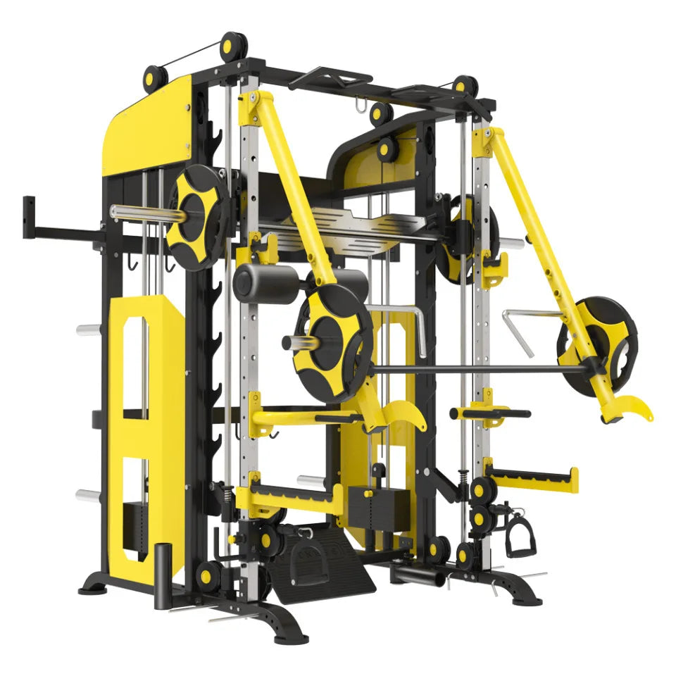 Multi Functional Strength Machines Gym Smith Machine Squat Rack Power Cable Machine Gym with Weight Stack for Gym and Home Use