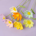Handmade Yarn Knitted Cute Gesang Flower Artificial Bouquet Cross-Border Finished New Year Christmas Valentine's Graduation Gift