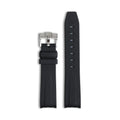 Curved Watch Strap Rubber Strap 20mm Rubber Watchband for Watches