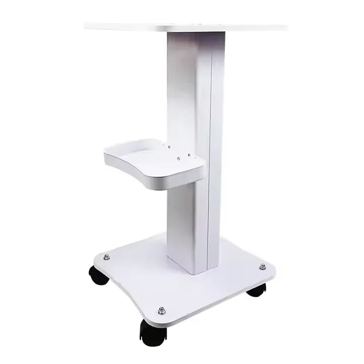 S.W New Beauty Multifunctional Salon Trolley for Commercial Home Use Living Room Gym White ABS Material 4-Wheel Storage