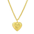 Printed Peach Heart Charms Diy Photo Box Floating Locket Pendant Necklace
