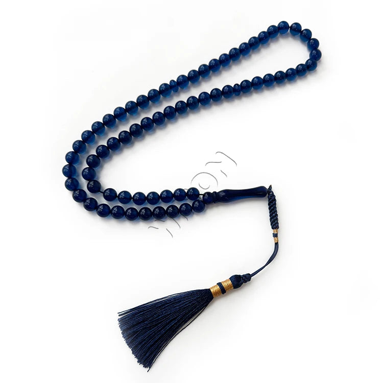 Luxury Resin Amber Islamic Religious Beaded Bracelet Prayer Rosary for Muslim Tasbih