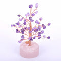 Wholesale Handcrafted Natural Amethyst Crystal Quartz Gemstone Sculpture Home Decoration Lucky Tree DIY OEM Acceptable Crystal