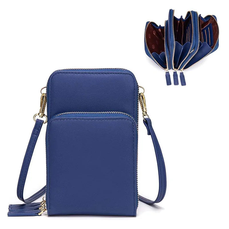 Hot Sale Large Capacity Women Mobile Phone Hand Bags Ladies Small Shoulder Crossbody Messenger Bags Women Phone Purse Handbags