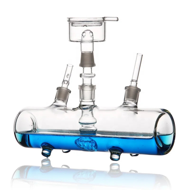 HOOKAH HY MP5 Thick Glass Shisha Hookah Shower Head Diffuser Handmade Technology Chicha Narguile Table and bar Using