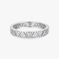 Ailmay 100% 925 Sterling Silver Fine Triangle Geometric Stackable Design Stud Rings for Women Wedding Statement Fine Jewelry