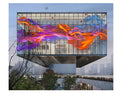 Transparent LED Film Screen for Window Glass P4-P10 Sizes SDK Enabled Shopping Mall Use