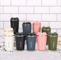 510/380ml 304 Stainless Steel Handgrip Travel Thermos Cup Thickened Walls Vacuum Insulation 6-12 Hours Thermal Insulation