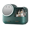 Cosmetic Storage Box with Mirror Led Light Makeup Organizer Storage Box Jewelry Organizer for Women