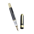 0.5mm Iridium Point Germany Nib Luxury Black Heavy Metal Branded Fountain Pen Advertising Gift Pen Custom Logo