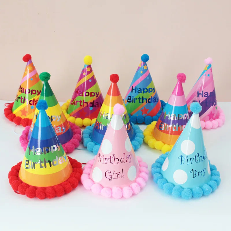 XIONGXI Wholesale Colorful Party Birthday Hat Happy Birthday