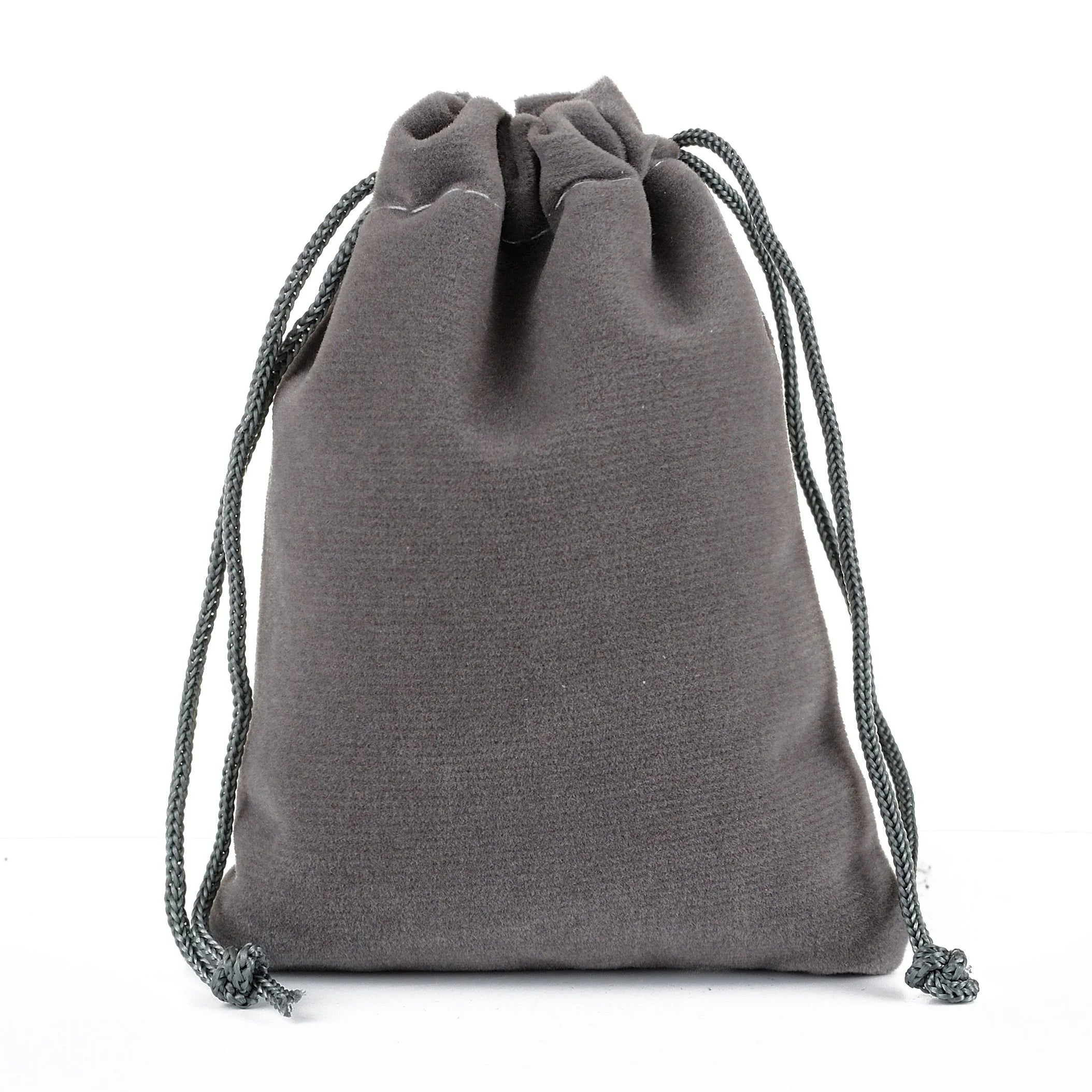 8x10CM Drawstring Pouch Smooth Plush Velvet Recyclable Jewelry Packaging for Watch Gemstone & Sunglasses Storage