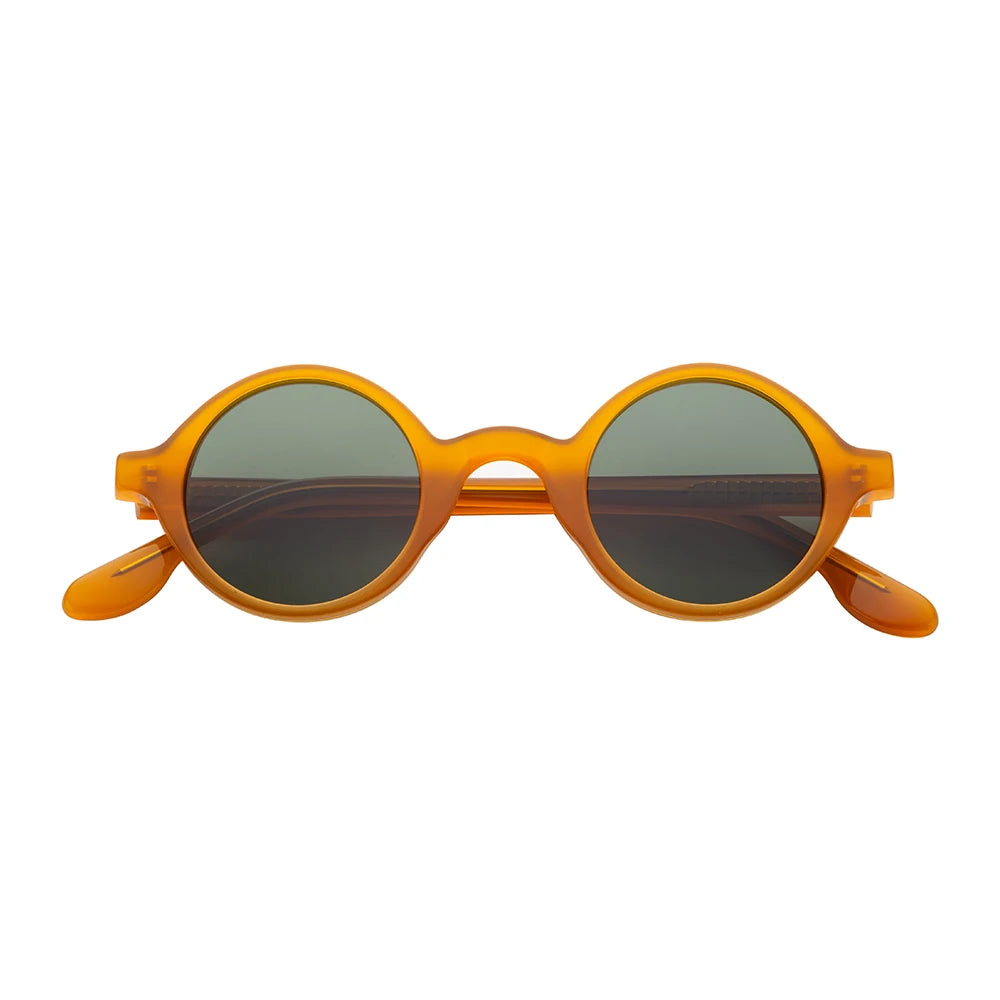 Italian Vintage Trending Custom logo Mazzucchelli Acetate Round Sunglasses