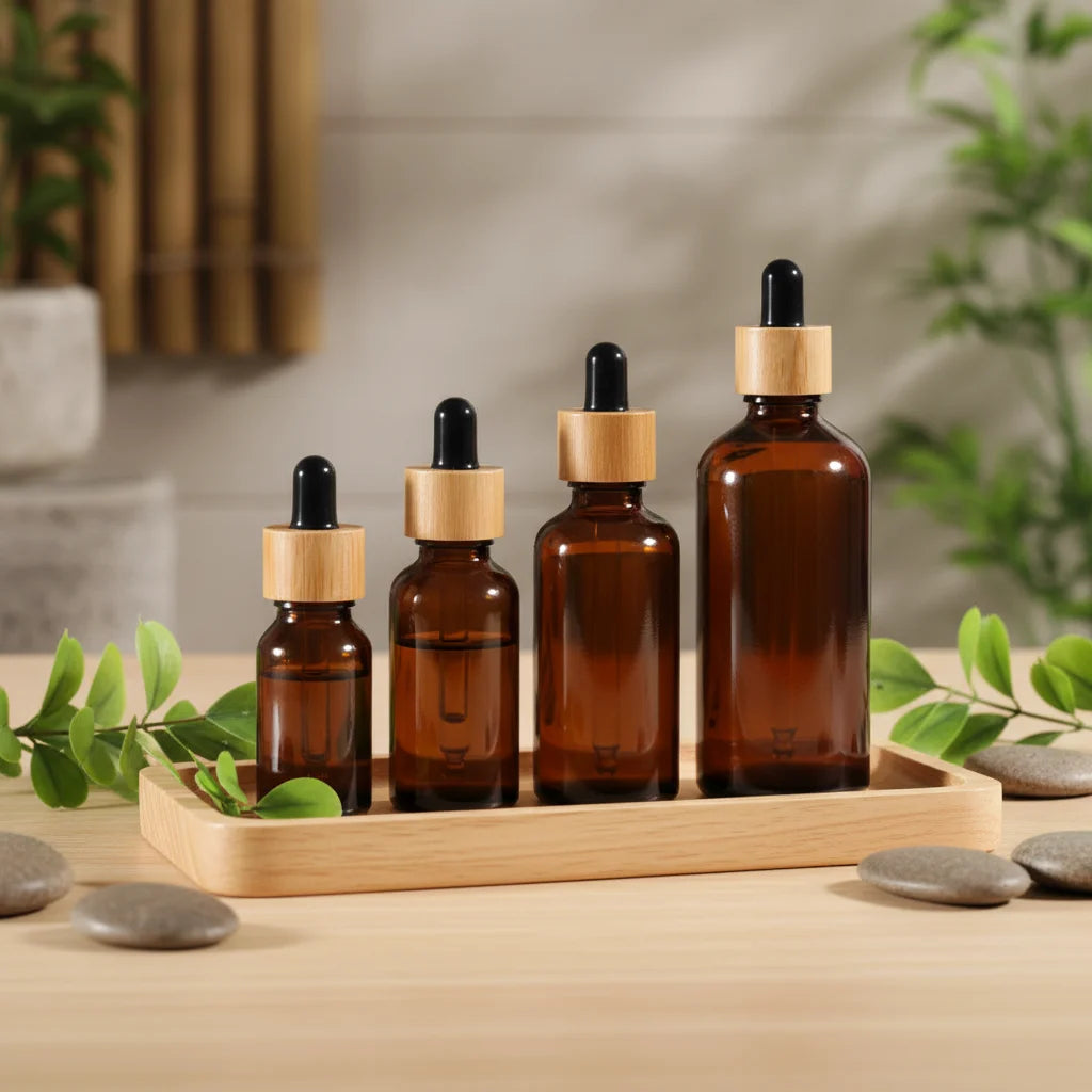 Wholesale Glass Pipette Graduated 5ml 10ml 15ml 20ml 30ml 50ml 100ml Liquid Essential Oil Glass Dropper Bottle