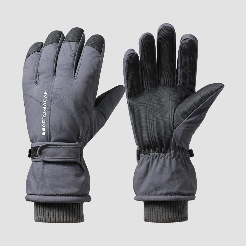 Waterproof Cold-proof Winter Thermal Snowboard Touch Screen Snow Warm Ski Gloves for Women
