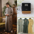 2025 Latest Abaya Designs  Muslim Plain Clothing Islamic  Dubai Robe Arabia Jubbah Saudi Thobe for Men