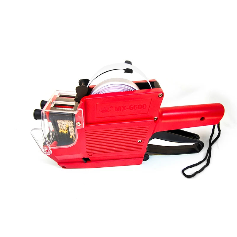 MX6600 2 Line 10 Digits Price Tag Gun Labeller Price Label Tag