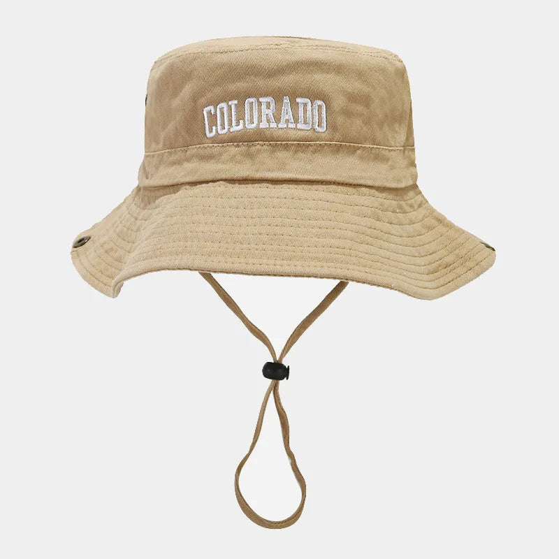Custom Personalization Embroidered Outdoor Hiking Boonie Hat  Camping Travel Fishing Bucket Hat Wide Brim Packable Safari Cap